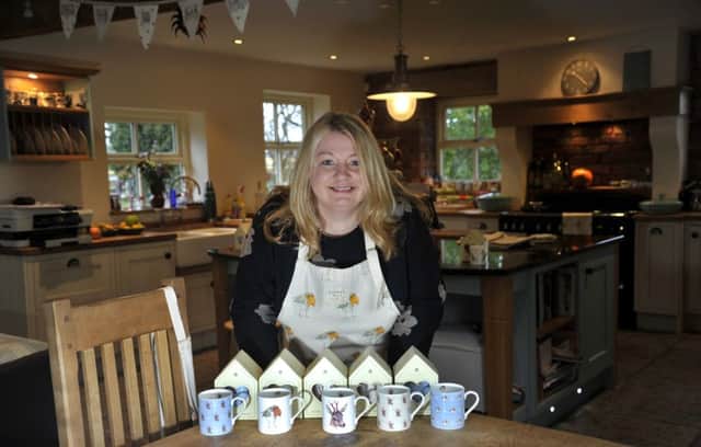 Emma Sutton with some of her Mosney Mill collecttion