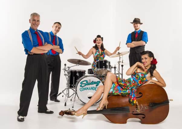 The Swing Commanders, who will be performing at Harris Live