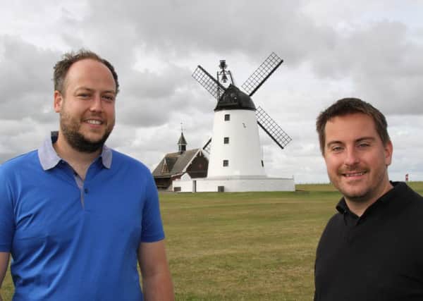 Lytham Festival Daniel Cuffe (left) and Peter Taylor from Cuffe and Taylor at Lytham Green.