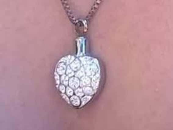 A student nurse is looking to trace this locket