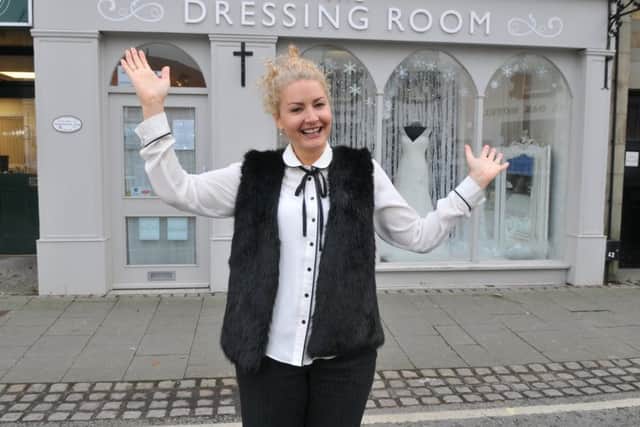 Photo Neil Cross
Cathy Procter at the Dressing Room in Garstang has been shortlisted in the top 12 bridal boutiques in the UK