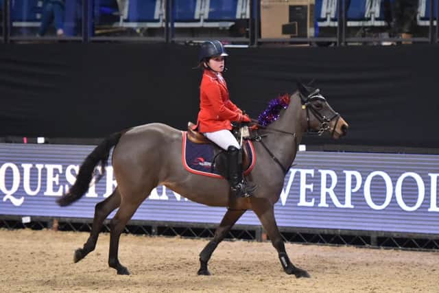 Lucy Bowen-Howard at the Liverpool International Horse Show (LIHS)