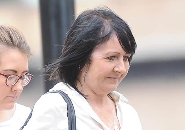 Alison Sharples leaving Preston Crown Court, Preston, August 28 2015. Alison Sharples from Chorley, Lancs., is accused of misconduct at a prison.

Thomas Temple/rossparry.co.uk