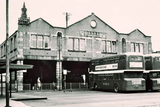 Ribble Bus Station, Preston c.1968