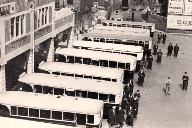 Ribble Bus Station, Preston c.1928