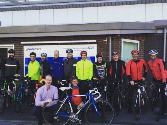 A 24-strong party will head over to Nimes for a seven day, 512-mile cycle challenge to raise funds for Rosemere Cancer Foundation