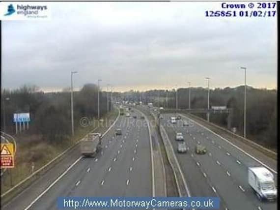 All lanes re-opened at around 10.15am.