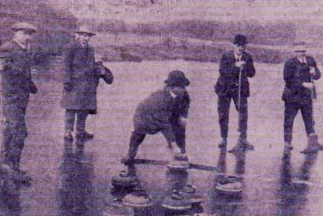 Curling in Preston in 1925