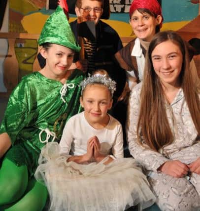 Photo Neil Cross
Thornley Birds 2017 pantomime Peter Pan
Keeping it in the family, Maria Adamson, the new director, with mum Val Ellington, daughter Kate and Kasia and Gabrysia Kuczas