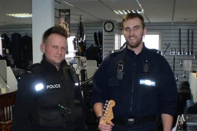 Lancashire Police helped ensure the safe return of the guitar
