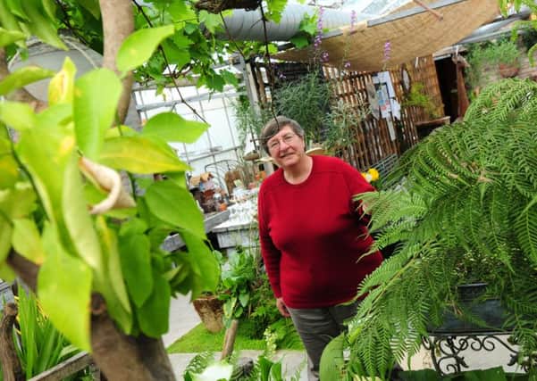 Celebrity gardener Christine Walkden opening The Glasshouse in Ribchester