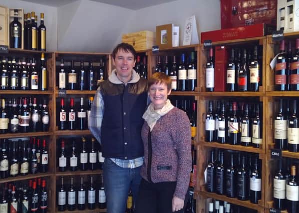 Co-owners Alex Buxton and Emma Bailie, of the Aged in Oak Wine Company