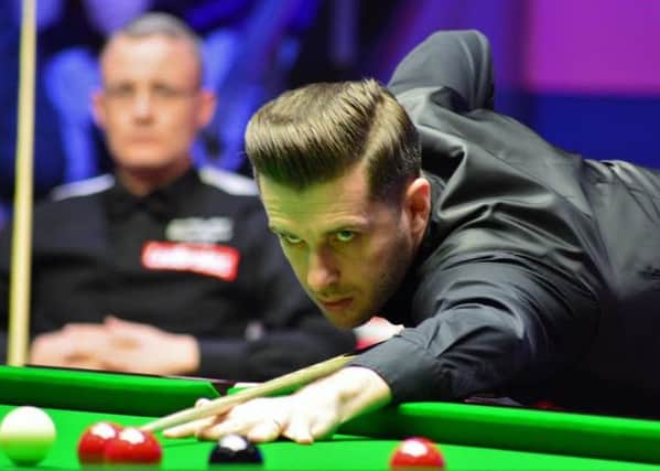 Mark Selby in action on Wednesday (photo: Michael Ellison)