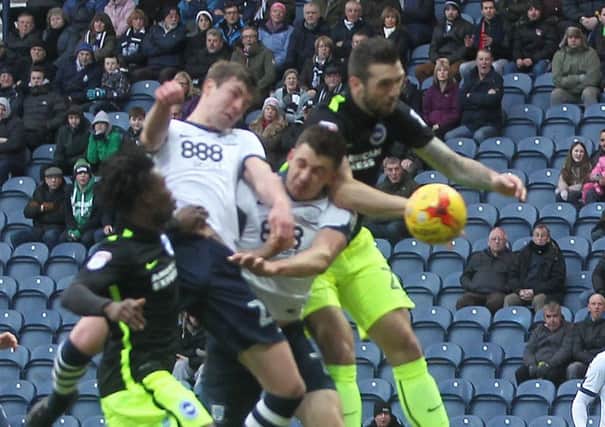 Huntington rises highest to score in the Deepdale win over Championship high-fliers Brighton