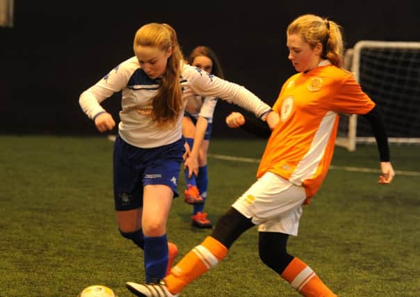 Photo Neil Cross
Girls football U13 tournament at Play Football, Ingol
Blackpool v Bury
