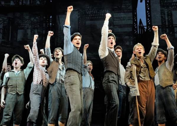 Stage show Newsies, which is showing at Blackpool Odean and Vue in Cleveleys