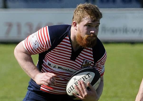 Niall Crossley, pictured here in action for Lancashire, was a try scorer