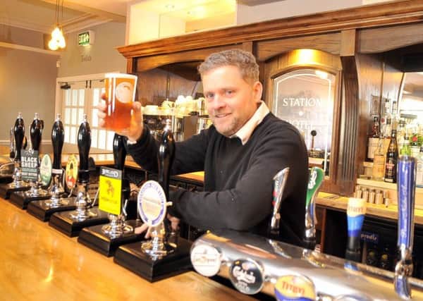 Andy Barker is the co-owner of The Station Hotel, Caton