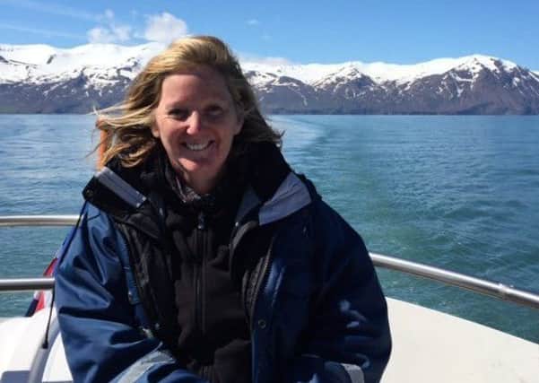 Sarah Page, who is off to the Arctic to complete a marathon to help breast cancer sufferers.
