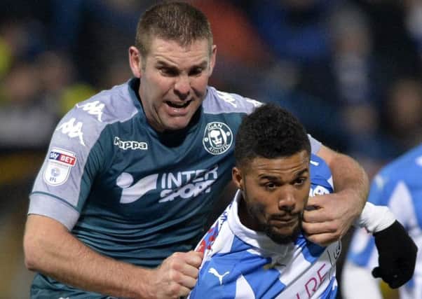 Jake Buxton (left) who scored Latics' late winner at Wolves in midweek