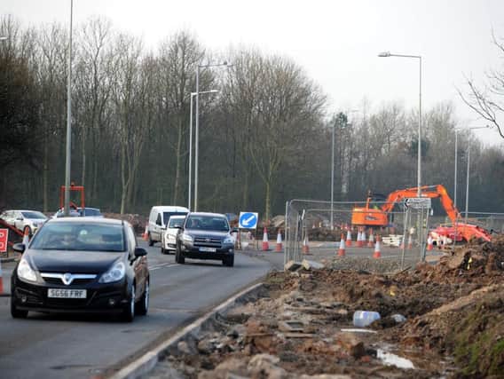 Drivers have suffered delays due to roadworks on Eastway
