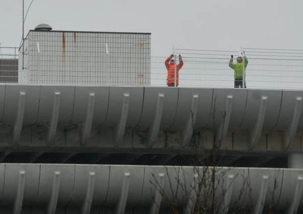 Photo Neil Cross
- Fences have been erected on the top floor of the Preston bus station car park