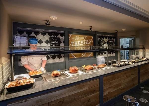 How the carvery will look at the newly-refurbished Farmers Arms in Whitestake