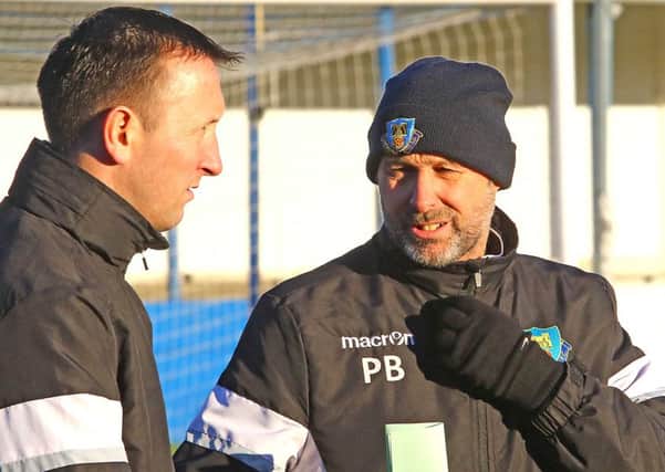 Phil Brown and his assistant Dave McCann.