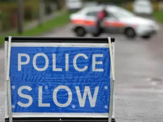 A woman suffered 'serious' injuries in the crash on the A59, police said.