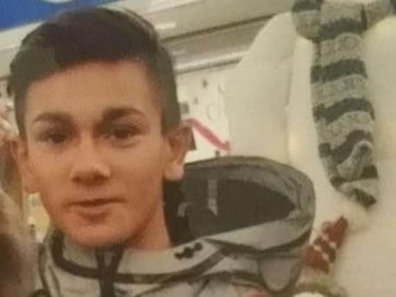 Kyson Kanesh went missing from his home address in Carnforth