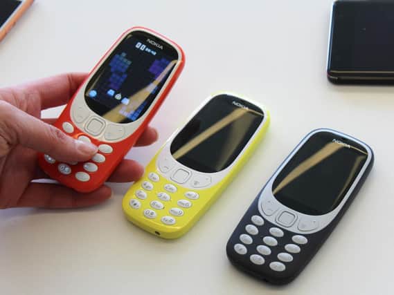 The new versions of the Nokia 3310 which has been unveiled at the Mobile World Congress (MWC) in Barcelona