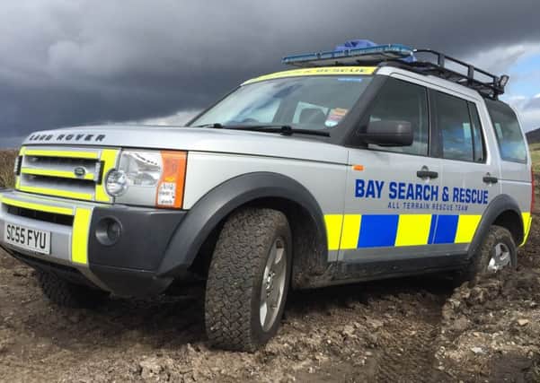 The Bay Search and Rescue team helped a walker who had broken her ankle.