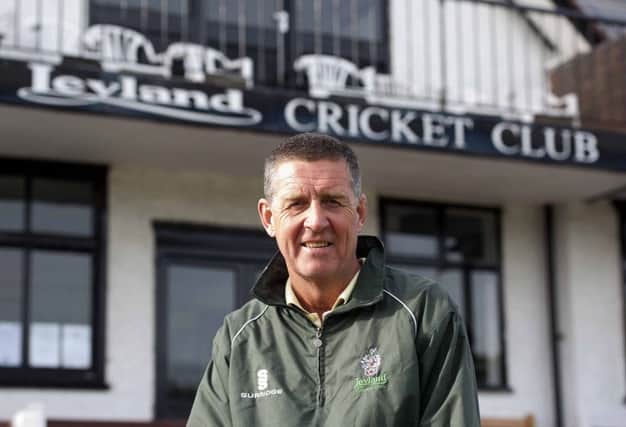 Leyland Cricket Club captain David Makinson