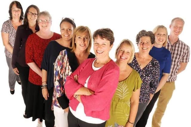 Sue Thompson and the Rosemere Cancer Foundation Team