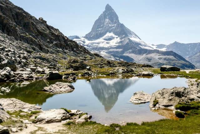 Swiss mountain air pictured near The Matterhorn