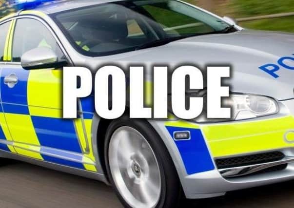Police and other emergency vehicles are at the scene of an accident in Morecambe.