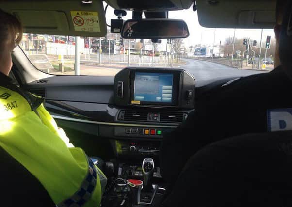 Lancashire Police are havign a crackdown on drivers who use their mobile phones at the wheel. Photo: Lancs Police
