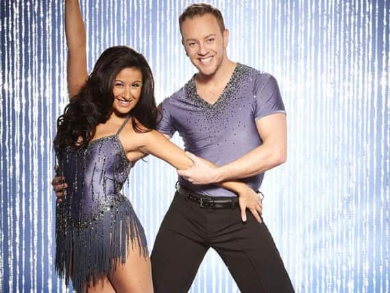Hayley Tamaddon with Dan Whiston on the new series of Dancing on Ice