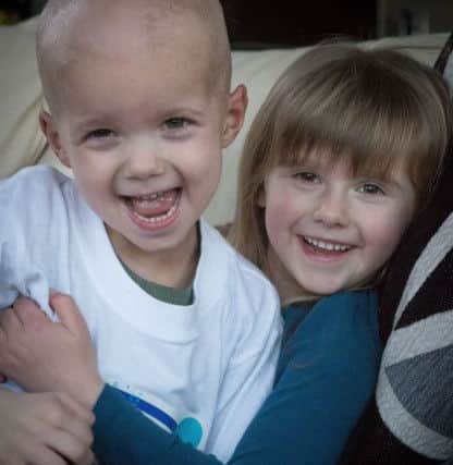 Mitchell or Mitchie Brown is 3 and found out he had brain cancer on Jan 3 after being unwell over Christmas and New Year. He has just finished radiotherapy and has 4 months of chemo coming up.

Mitchell is pictured with 4-year-old sister Zoe.