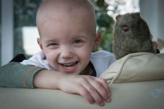 Mitchell or Mitchie Brown is 3 and found out he had brain cancer on Jan 3 after being unwell over Christmas and New Year. He has just finished radiotherapy and has 4 months of chemo coming up.