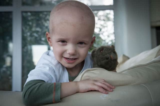 Mitchell or Mitchie Brown is 3 and found out he had brain cancer on Jan 3 after being unwell over Christmas and New Year. He has just finished radiotherapy and has 4 months of chemo coming up.