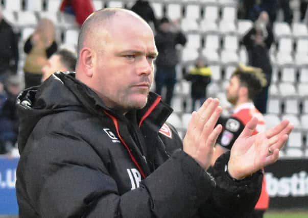 Jim Bentley saw his Morecambe side beaten on Tuesday night