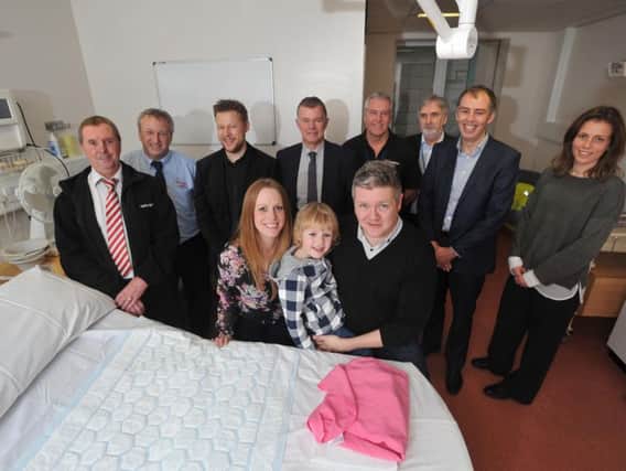 Samuel Davis  officially opened the Baby Beat's Little Ted's Room, with his parents Spencer and contractors from AMEON Ltd, D&G Builders, FWP and Red Accoustics in 2015