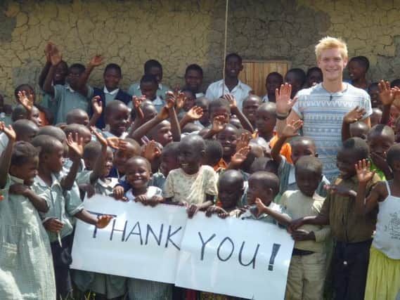 Martin Hewell, co-founder of The Zuri Project, in Uganda