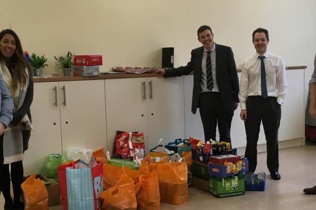 Service Care Solutions, in Preston, donated food for The Foxton Centre's community cafe