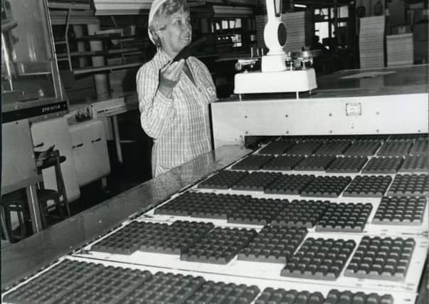 Chocolate production at Beechs Chocolates, in Preston