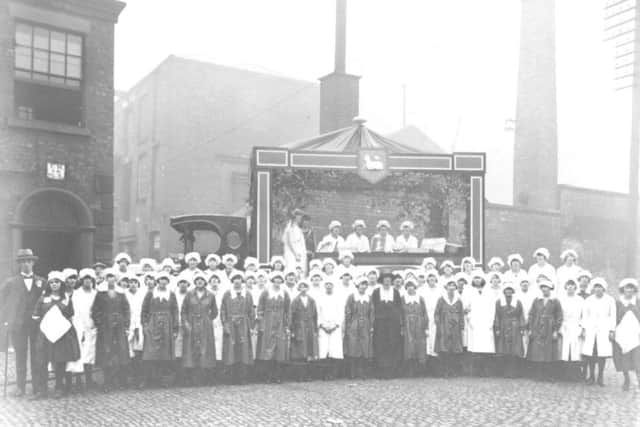 Beechs staff photograph from the 1922 Preston Guild