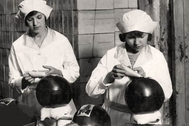 Easter egg making at Beechs Chocolate Factory, Fletcher Road, Preston. Photo: Mel Johnson