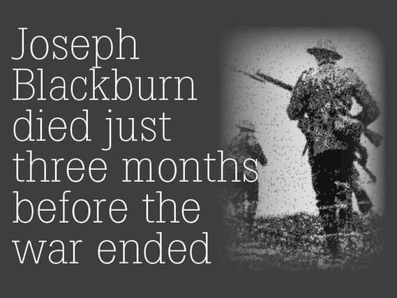 Joseph Blackburn should never have been sent to war