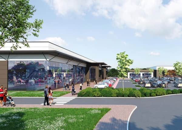 Artists impression of how the Â£80 million site at Cottam Brickworks will look